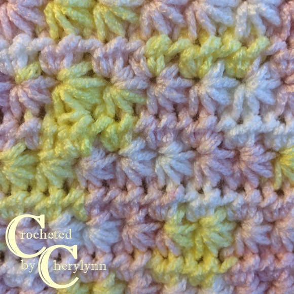 Baby Blanket - SOLD - But I can always make you a similar one! - Picture 2 of 3